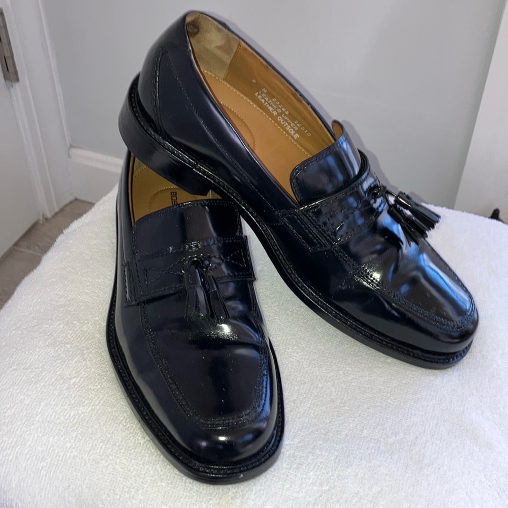 Bostonian Men’s Black Leather Dress Shoes